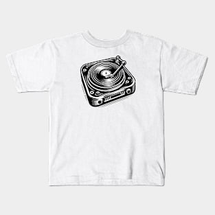 record player Kids T-Shirt